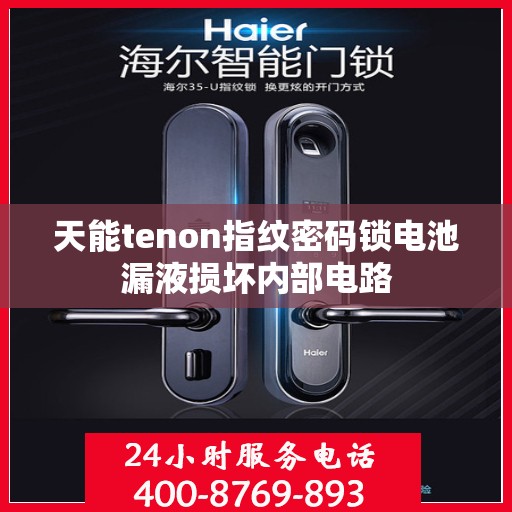 天能tenon指纹密码锁电池漏液损坏内部电路