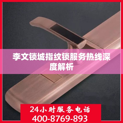 李文锁城指纹锁服务热线深度解析