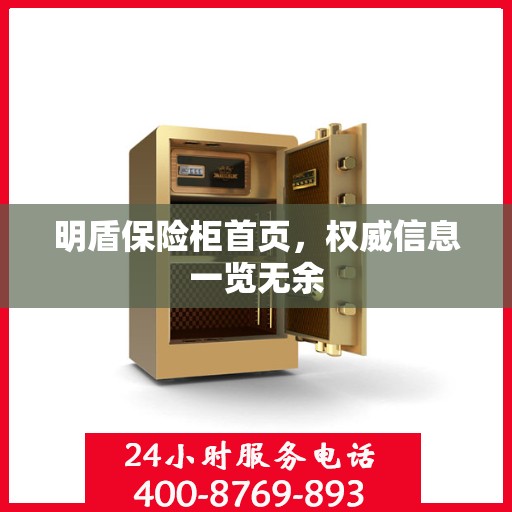 明盾保险柜首页，权威信息一览无余