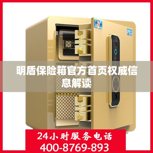 明盾保险箱官方首页权威信息解读