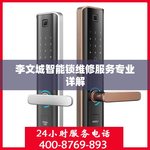 李文城智能锁维修服务专业详解