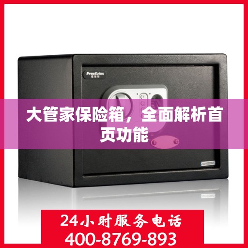 大管家保险箱，全面解析首页功能